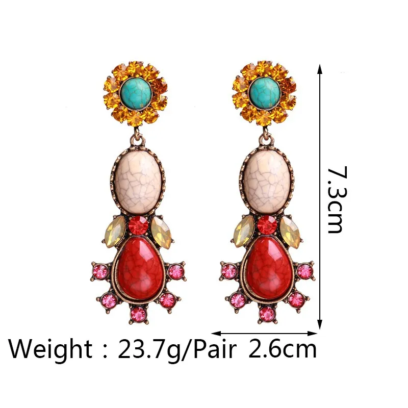 Luxury Design Irregular Long Dangle Earrings For Women