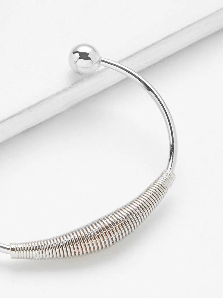 Metal Ball Cuff Bangle