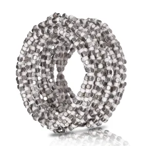 Mixed Metal Beaded Bracelet Set