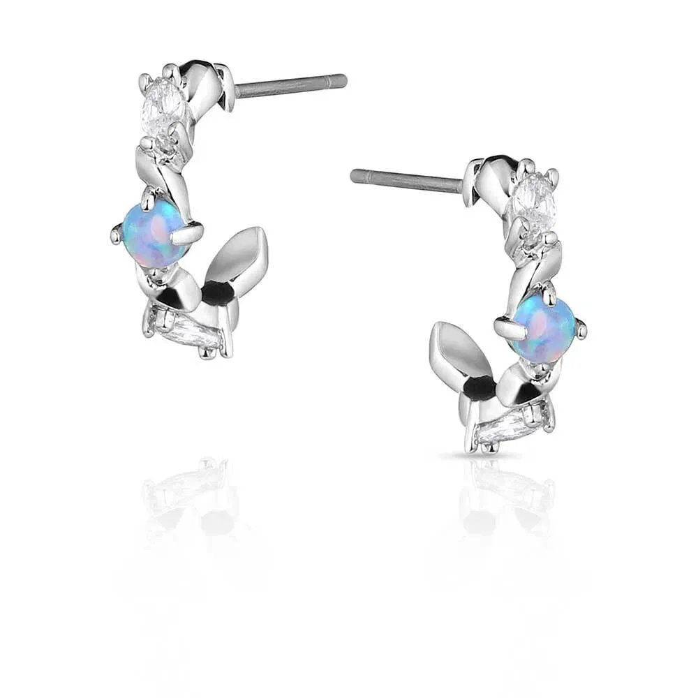 Montana Silversmiths River Bend Opal Crystal Earrings