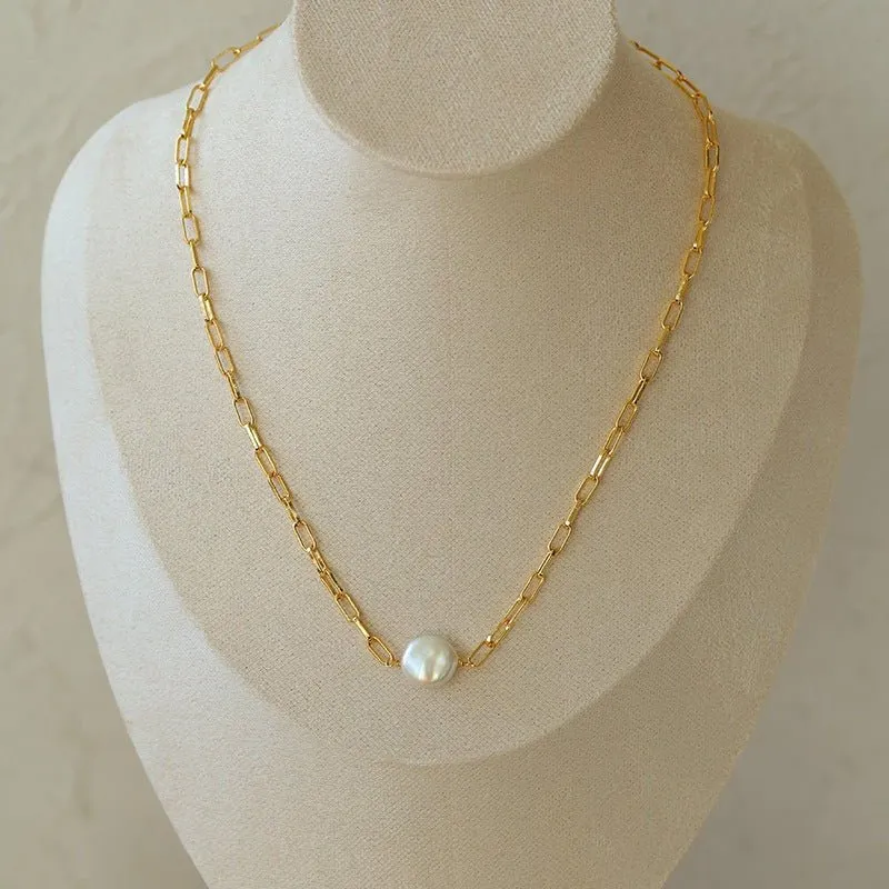 Multi-style Chain and Pearl Stacking Necklace
