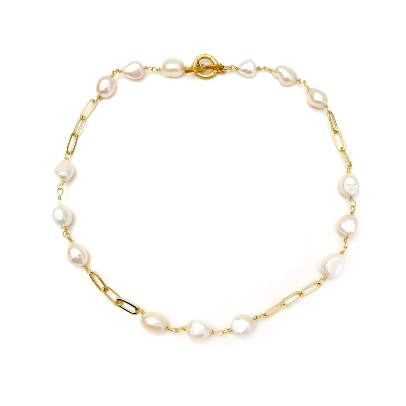 my pearl toggle choker
