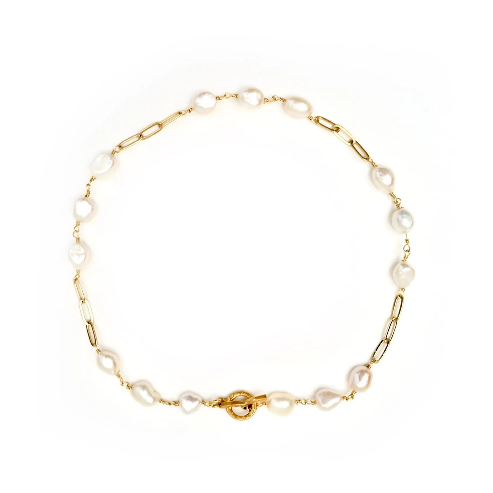 my pearl toggle choker