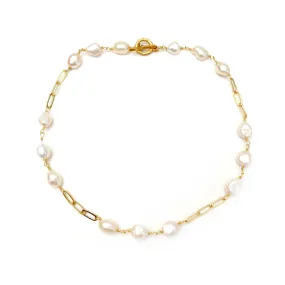 my pearl toggle choker