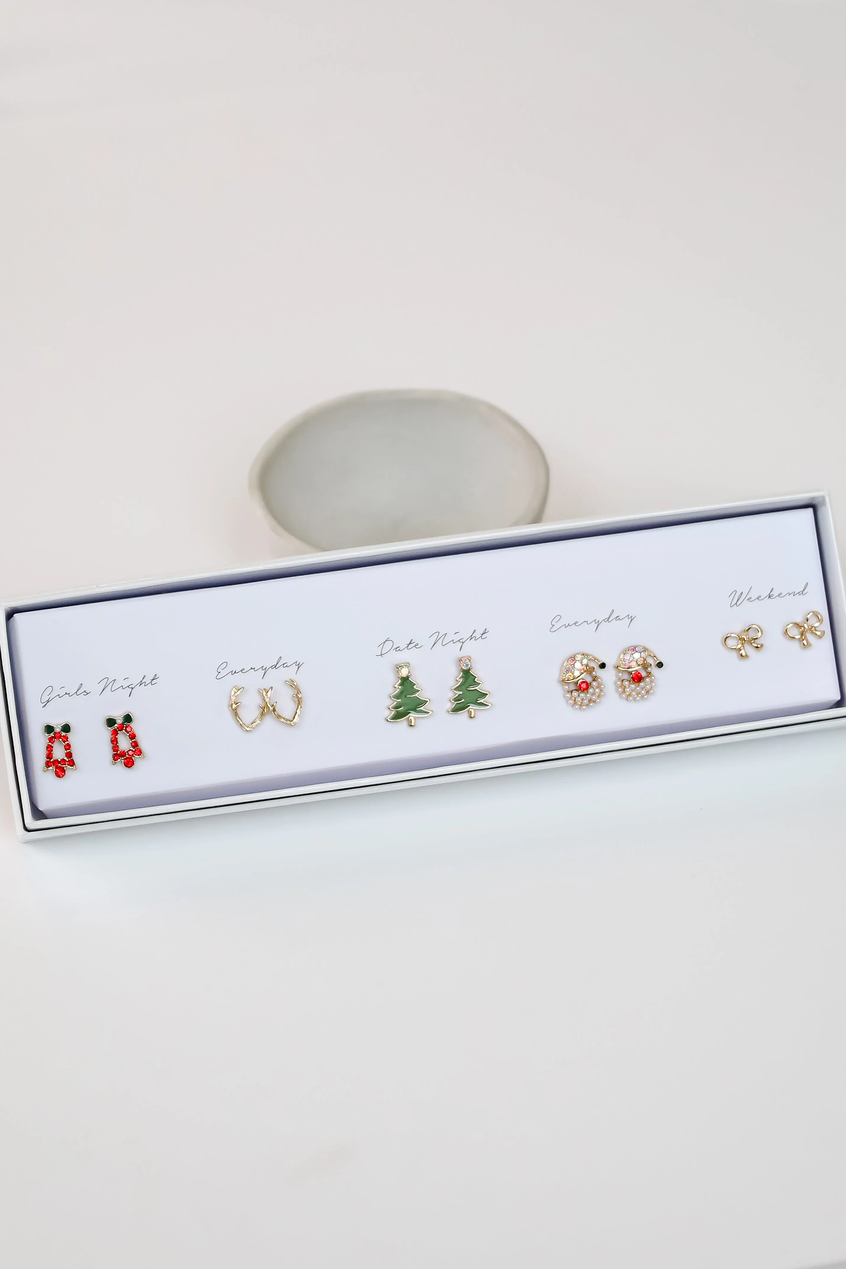 Noelle Gold Stud Earring Set