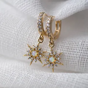 Opal Star Huggies