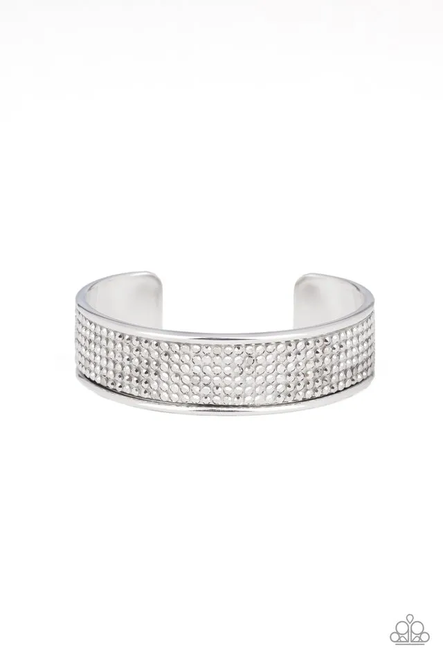 Paparazzi Bracelet ~ Cant Believe Your ICE - Silver