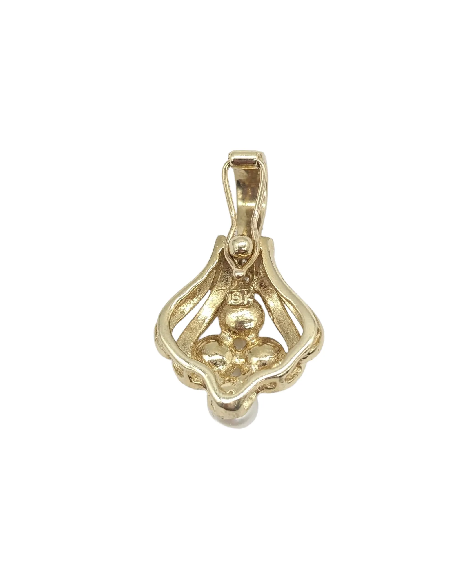 Pearl and Diamond Pendant