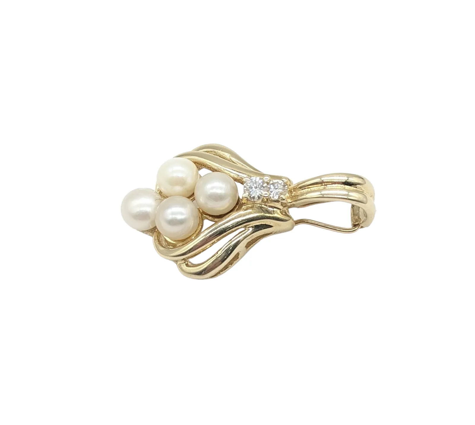 Pearl and Diamond Pendant