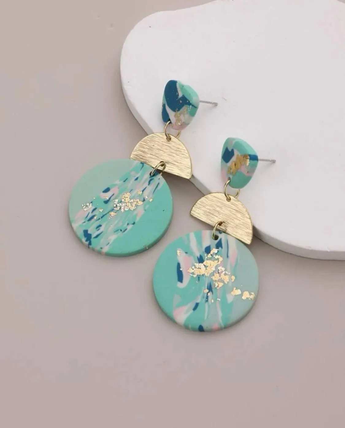 Polymer Clay Dangle Earrings