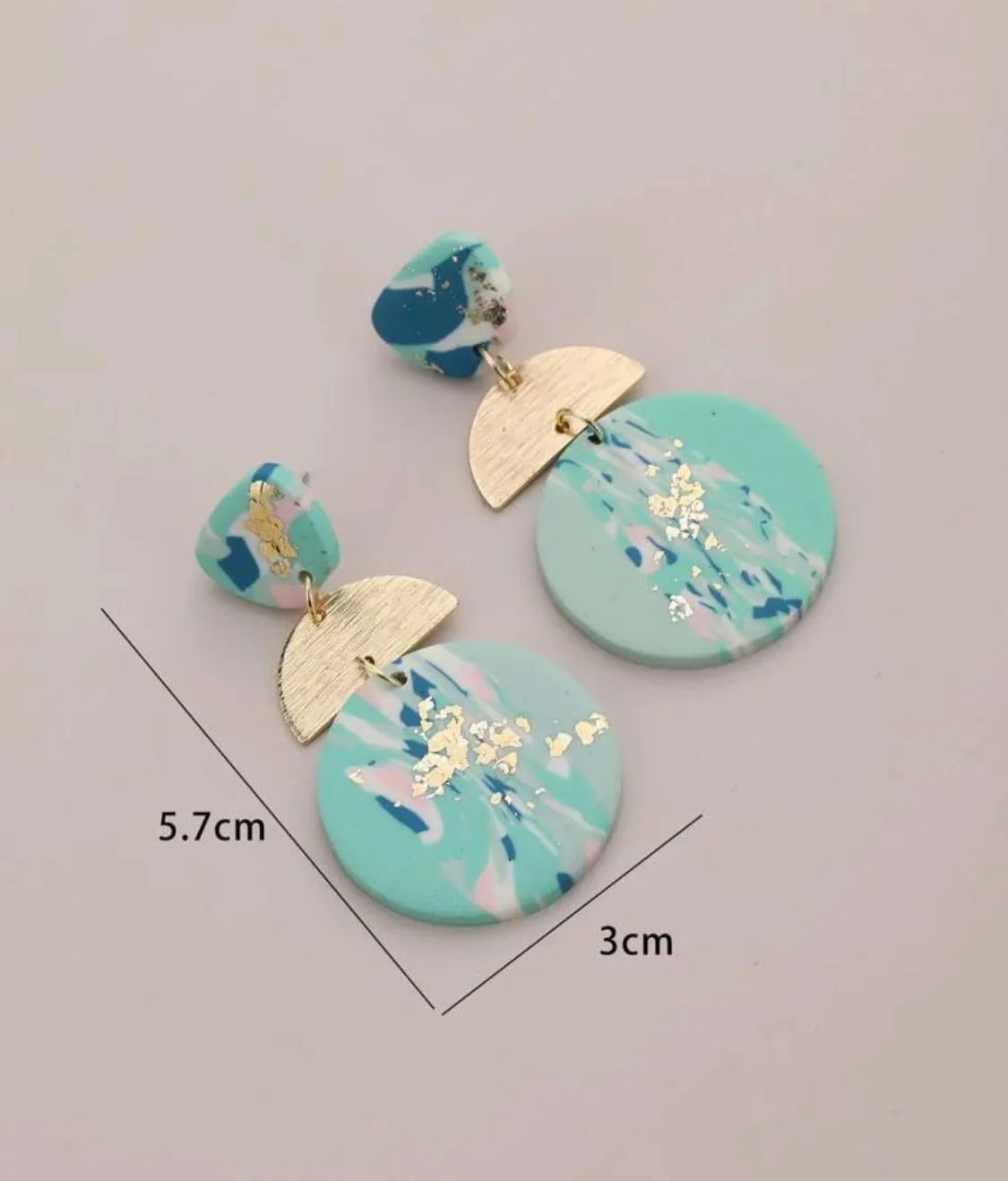 Polymer Clay Dangle Earrings