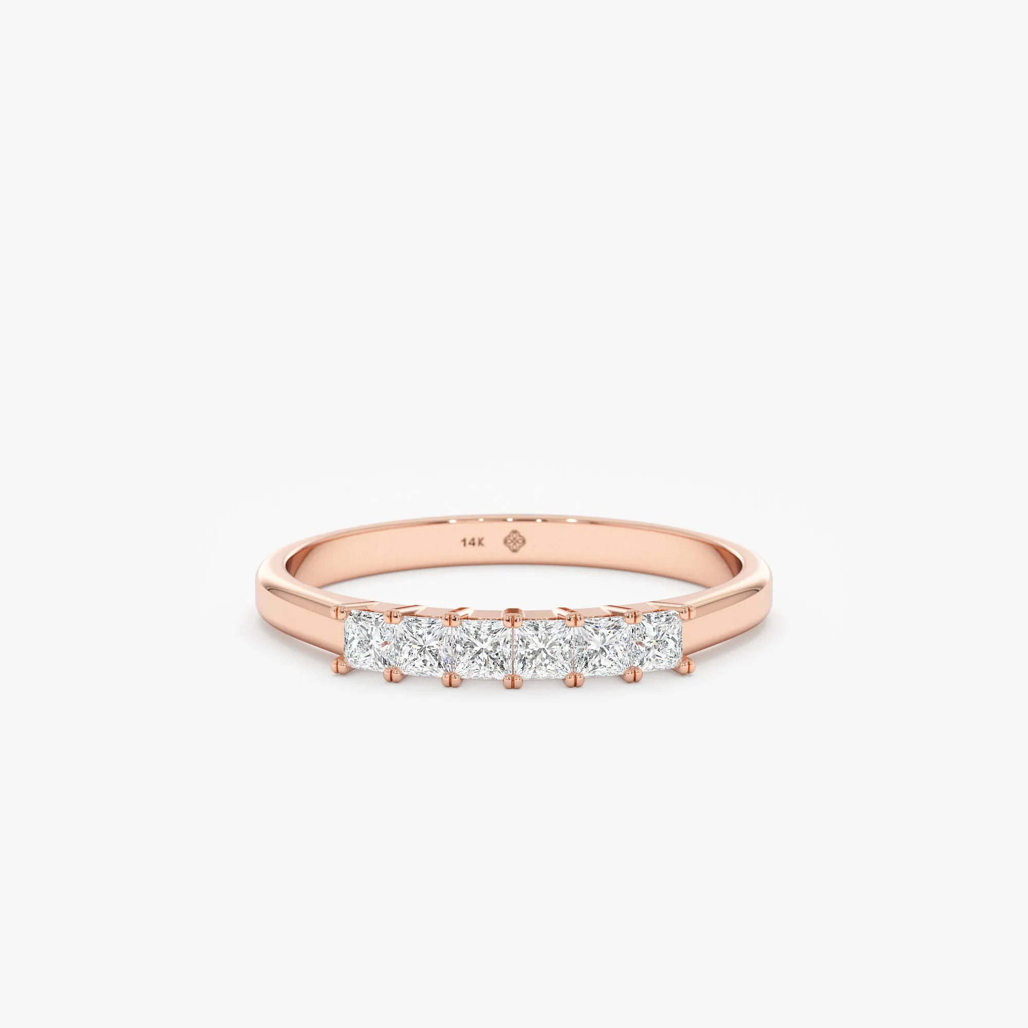 Princess-Cut Diamonds Gold Ring, Dawn