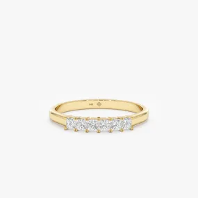 Princess-Cut Diamonds Gold Ring, Dawn