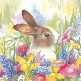 RUBY IN THE MEADOW Cocktail Napkins