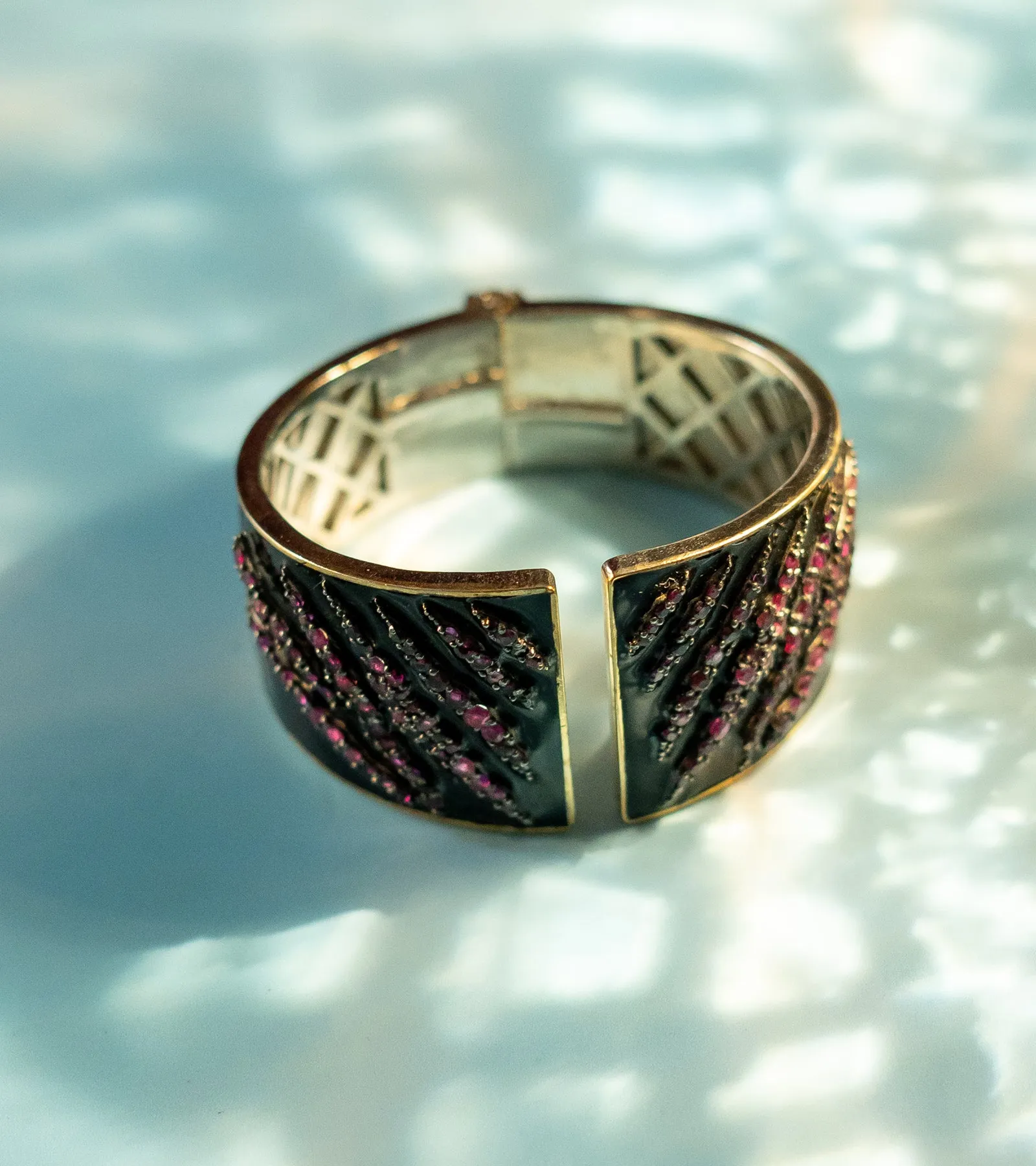 Ruby Tiger Strip | Cuff