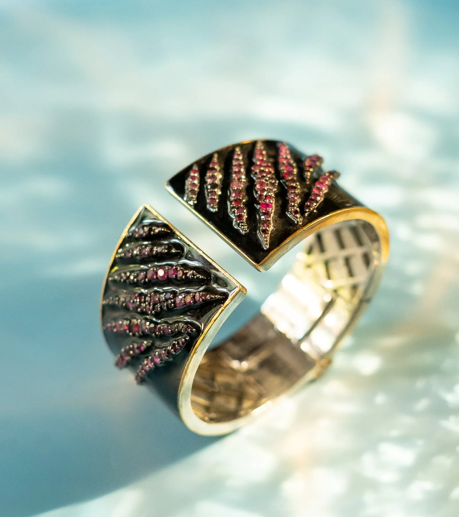 Ruby Tiger Strip | Cuff
