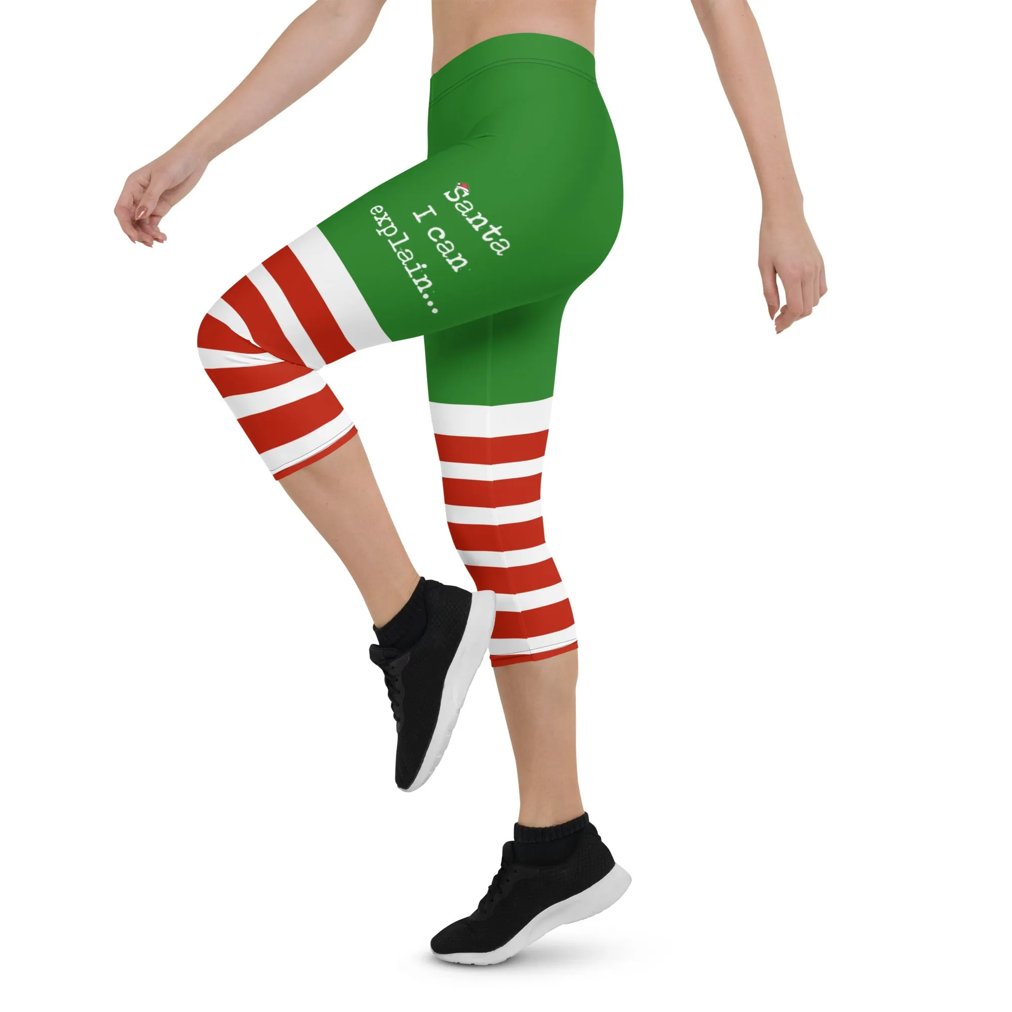 Santa I Can Explain Capris