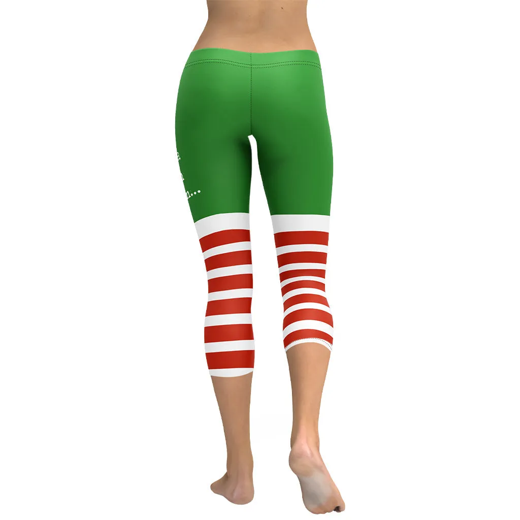Santa I Can Explain Capris