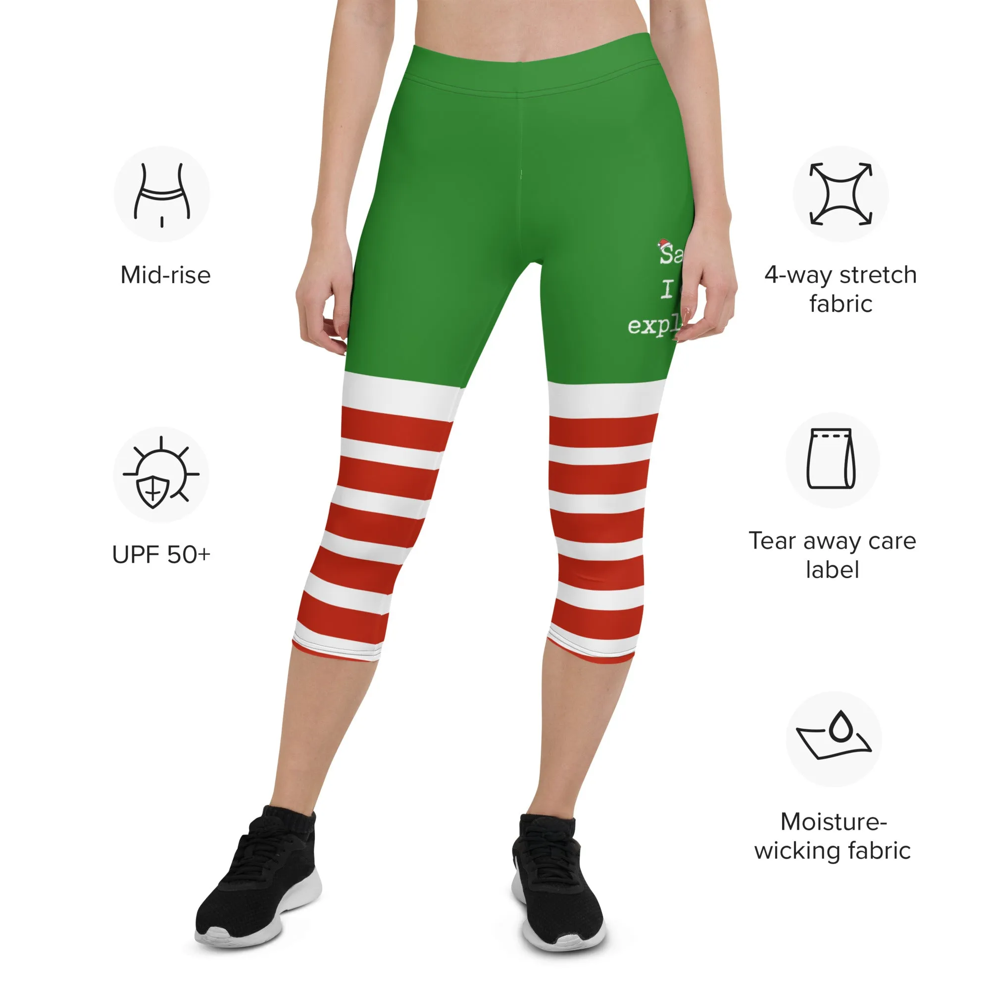 Santa I Can Explain Capris