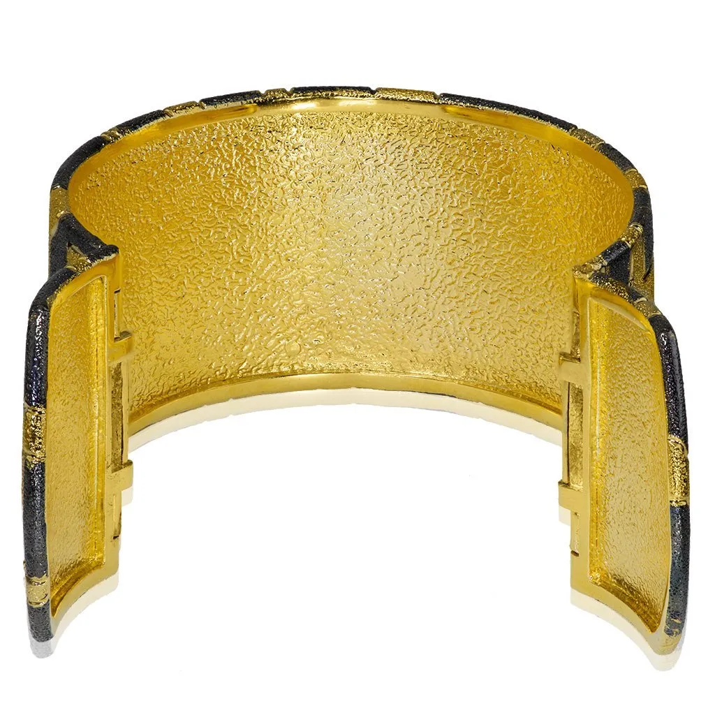 Silver Crossroad Cuff Bracelet