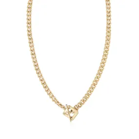Square Toggle Clasp Chain Necklace
