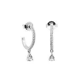 tear drop hoop slv