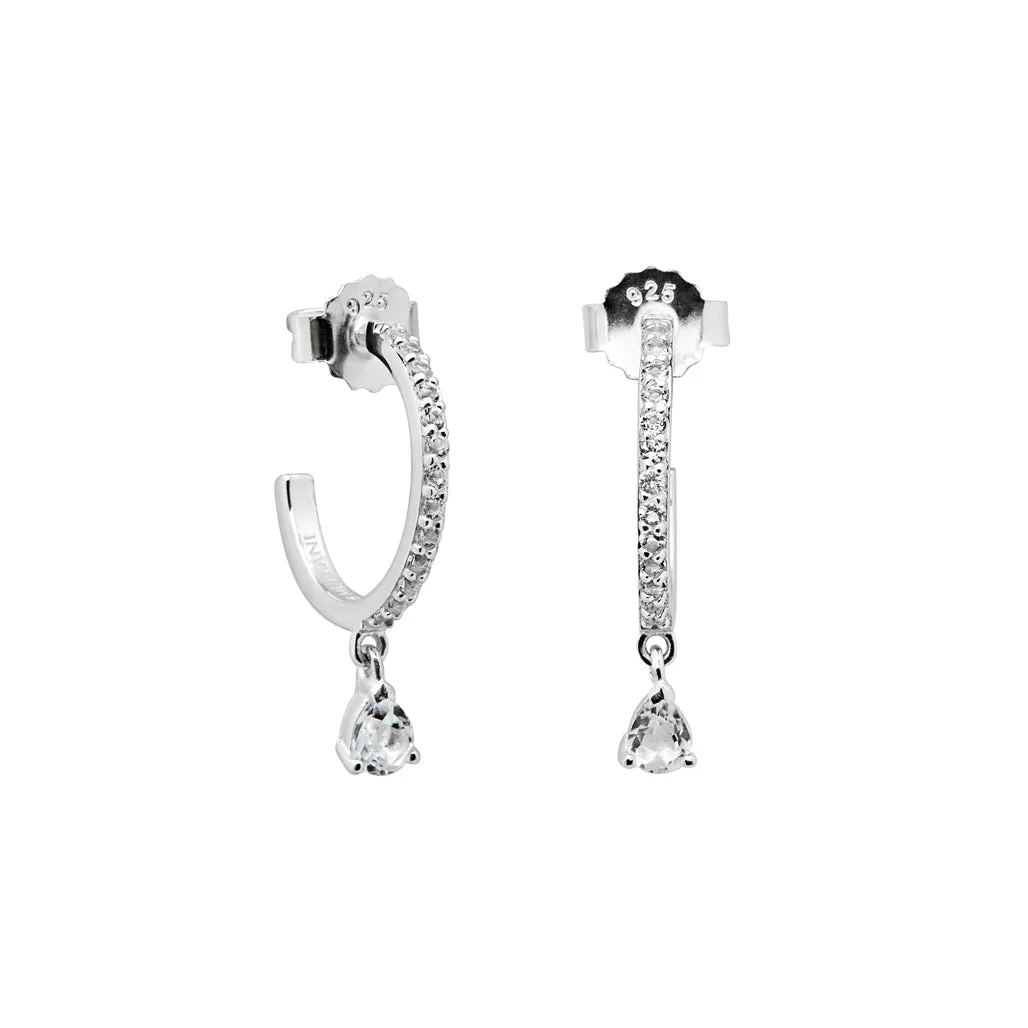 tear drop hoop slv