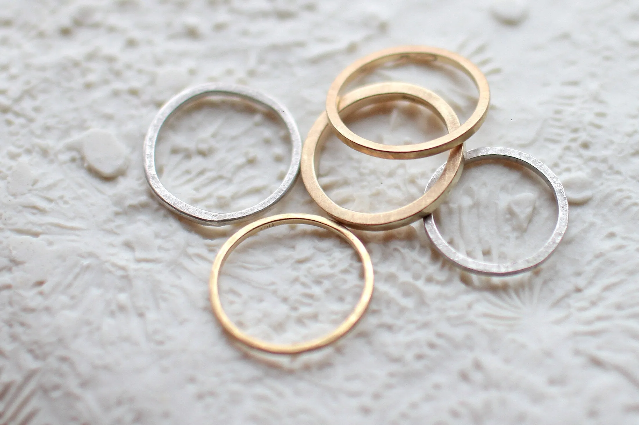 Textured Gold Ring