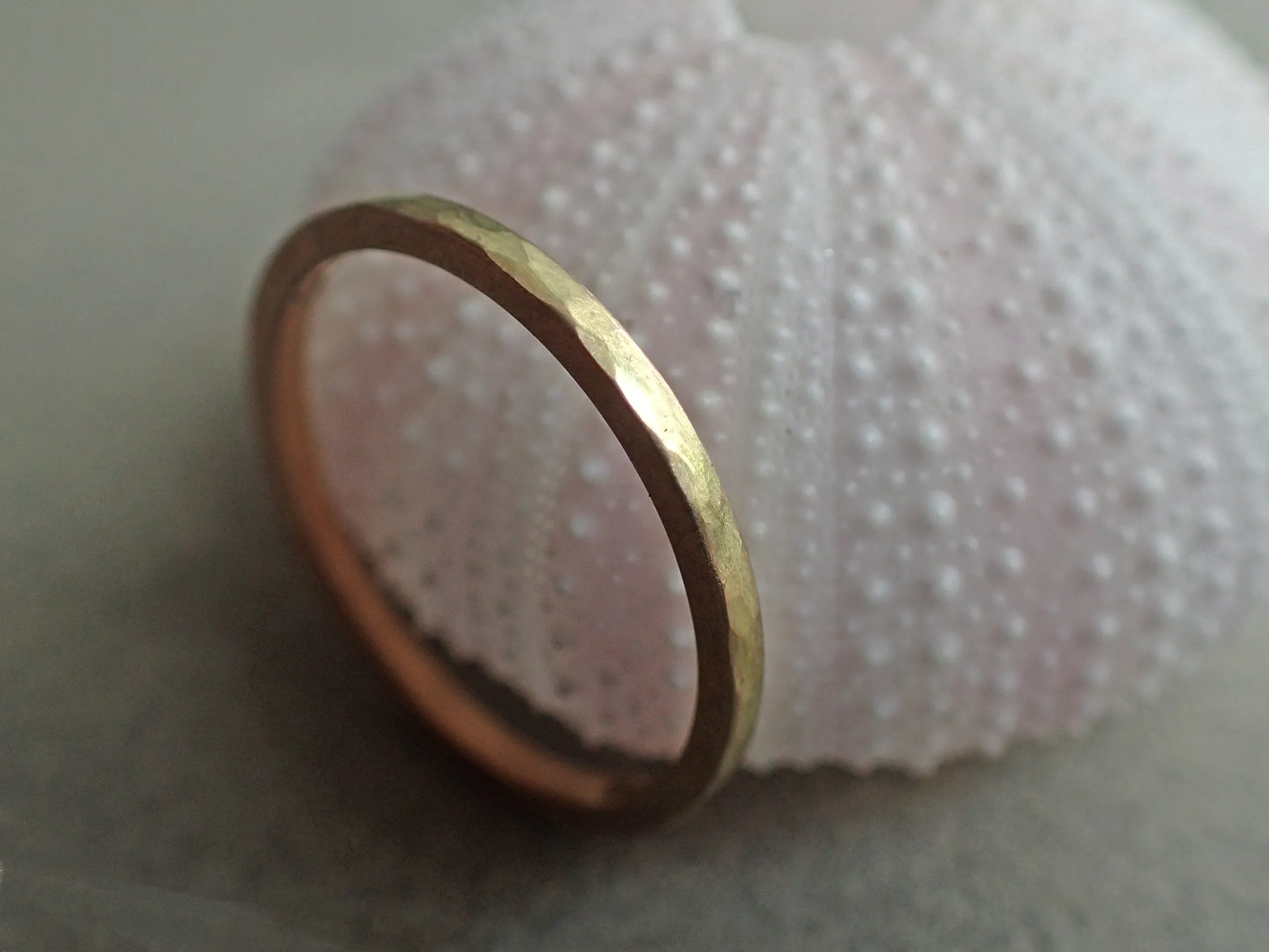 Textured Gold Ring