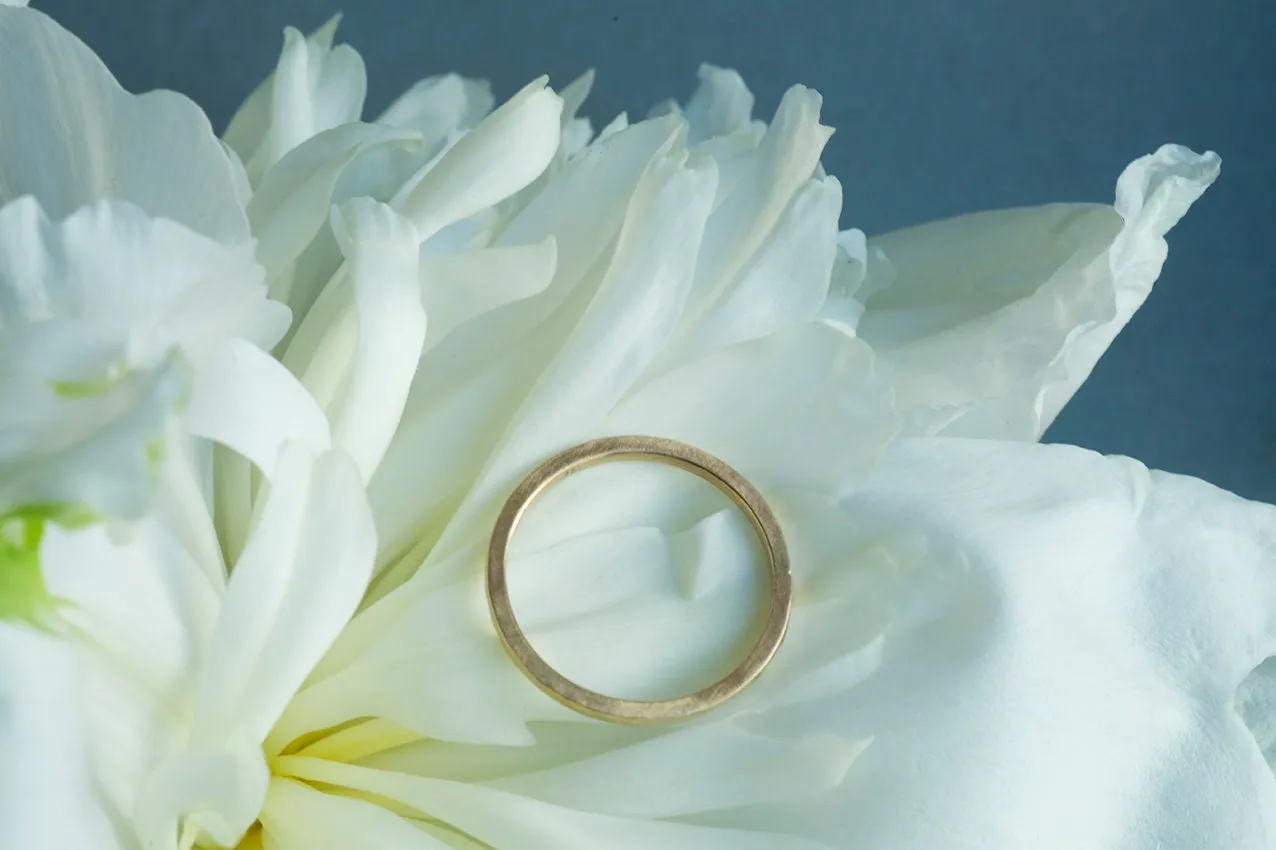 Textured Gold Ring