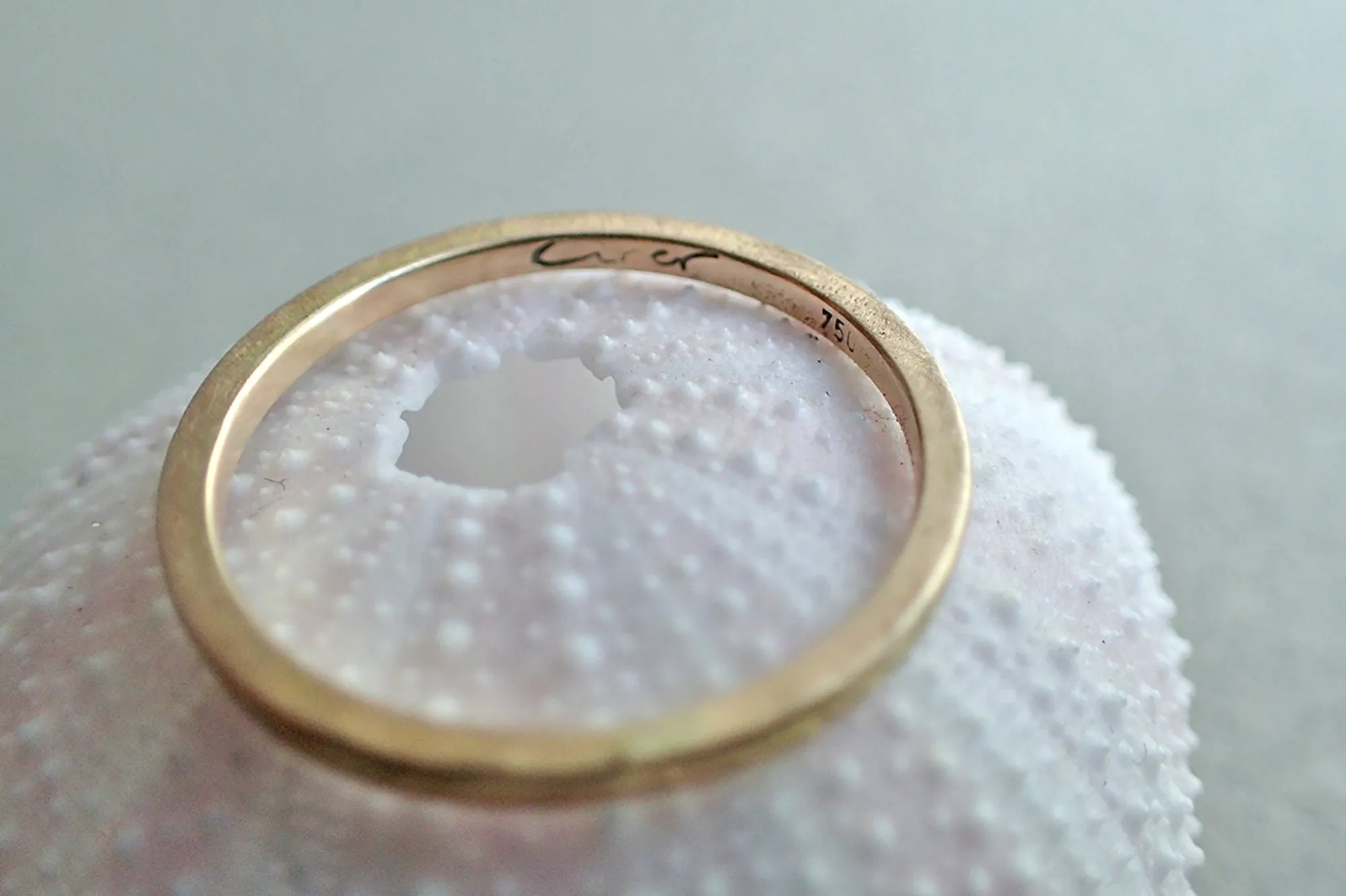 Textured Gold Ring