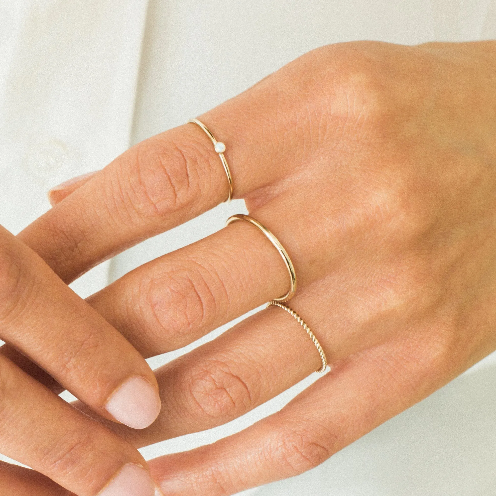 Tiny Opal Ring