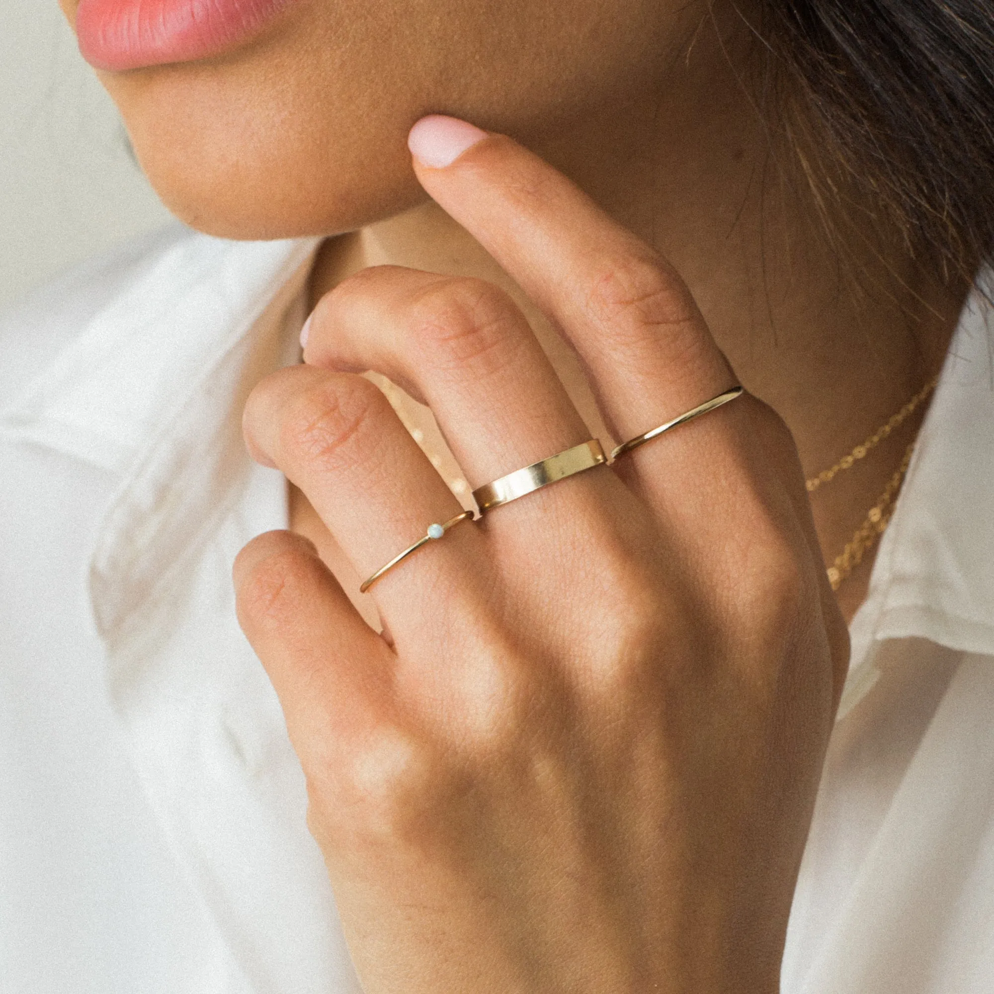Tiny Opal Ring