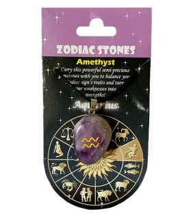 Zodiac Gemstone Necklace